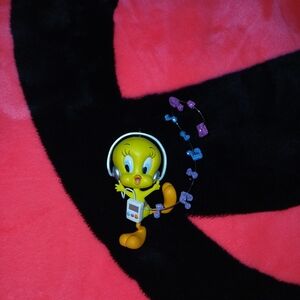 Hallmark Tweety Bird Headphone Ornament with Blue and Purple Musical Notes